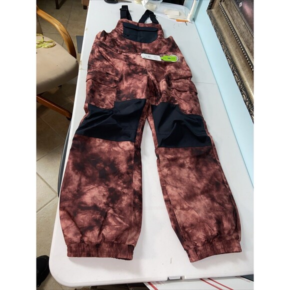 Volcom Snowboarding Ski Bib Overalls Creston Large H1252401 Women’s Msrp 260.00 - Picture 1 of 10